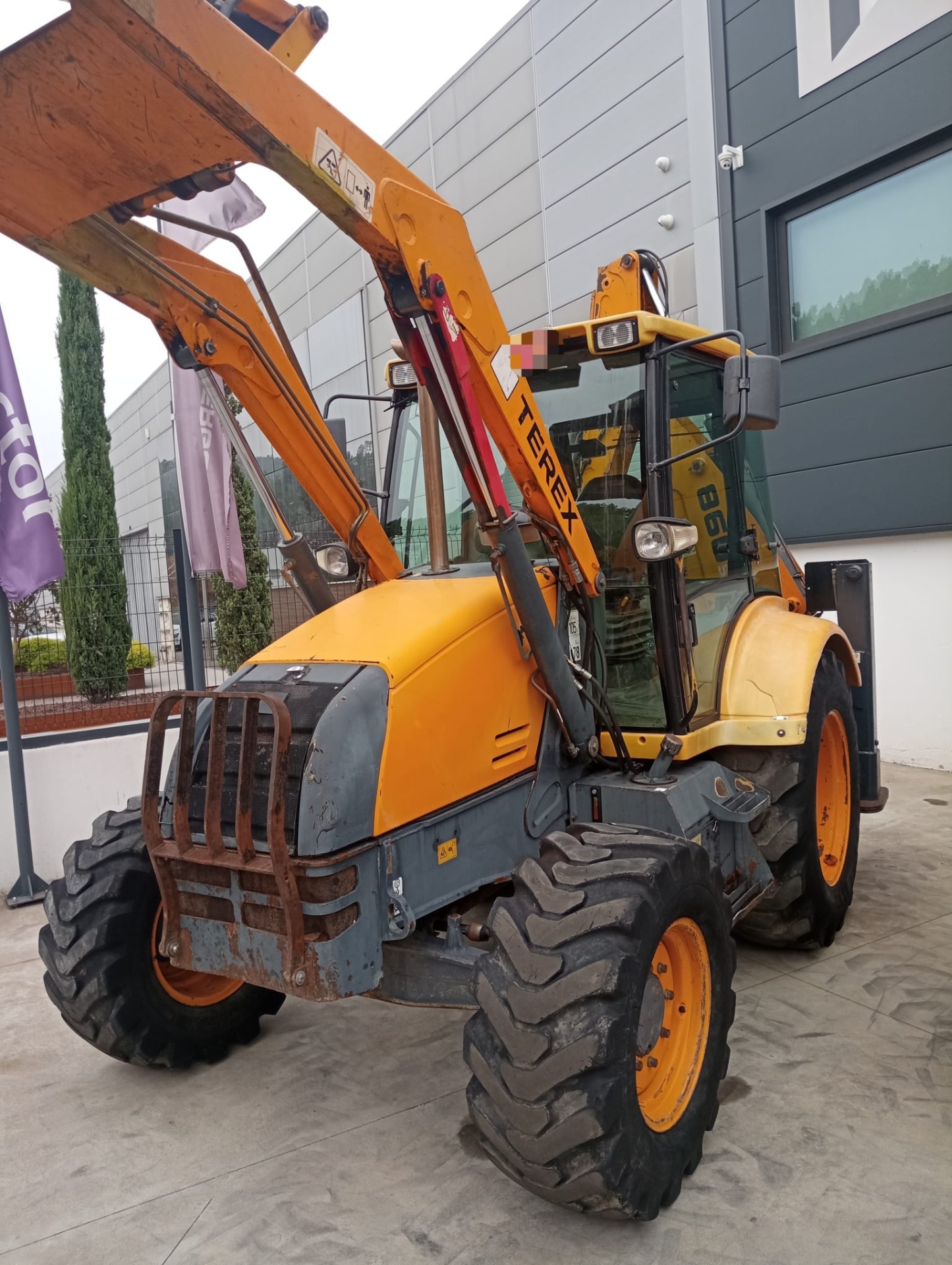 Retroescavadora Terex 860